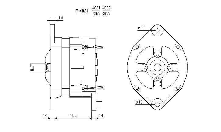 ALTERNATORE CA1049IR