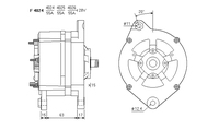 ALTERNATORE CA1336IR A4024
