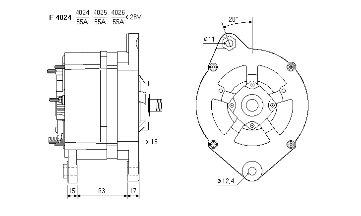ALTERNATORE CA1336IR