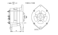 ALTERNATORE CA550IR A4028