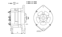ALTERNATORE CA1438IR A4030