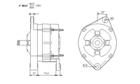 ALTERNATORE CA1456IR A4037