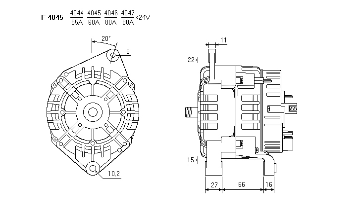 ALTERNATORE CA1738IR