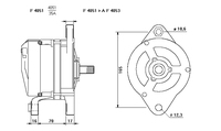 ALTERNATORE CA1448IR A4051