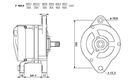 ALTERNATORE CA212IR A4054
