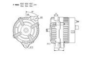 ALTERNATORE CA1633IR A4065
