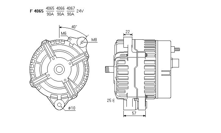ALTERNATORE CA1633IR