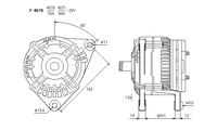 ALTERNATORE CA1699IR A4070