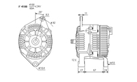 ALTERNATORE CA1852IR A4100