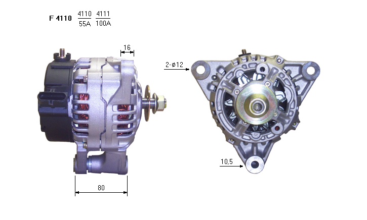 ALTERNATORE CA1695IR