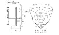 ALTERNATORE CA187IR A4118