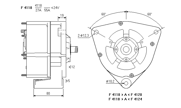 ALTERNATORE CA187IR