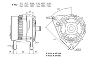 ALTERNATORE 0123320066 A412