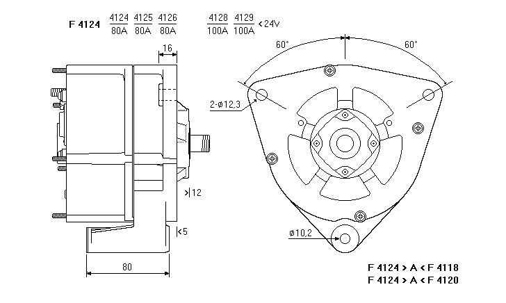 ALTERNATORE CA1593IR