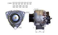 ALTERNATORE CA1666IR A4132