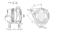ALTERNATORE CA1140IR A415