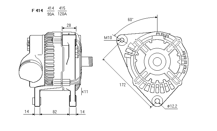 ALTERNATORE CA1140IR