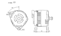 ALTERNATORE 63377465 A4155