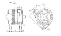 ALTERNATORE CA855IR A416