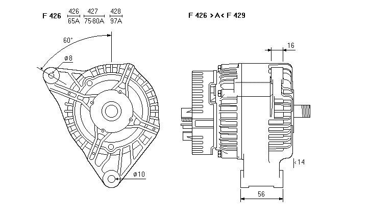 ALTERNATORE CA1305IR