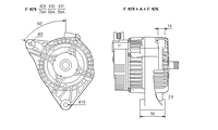 ALTERNATORE CA1640IR A429