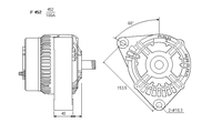 ALTERNATORE DRA4103 A452