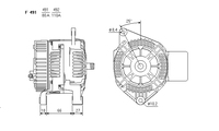 ALTERNATORE CA913IR A491