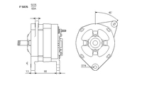 ALTERNATORE JA107IR A5035