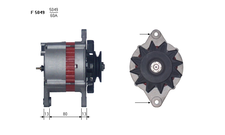 ALTERNATORE JA754IR