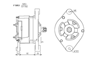 ALTERNATORE JA756IR A5053