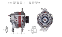 ALTERNATORE JA115IR A5055
