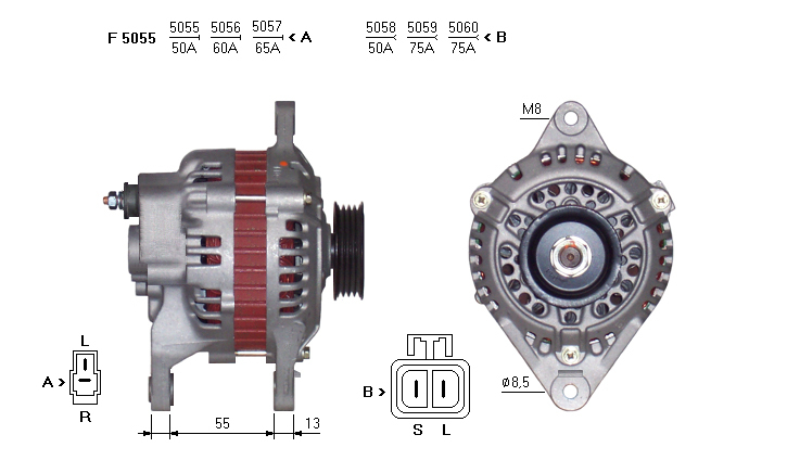 ALTERNATORE JA115IR