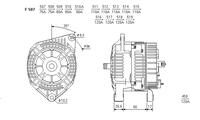 ALTERNATORE CA896IR A507