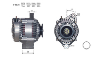 ALTERNATORE JA113IR A5078