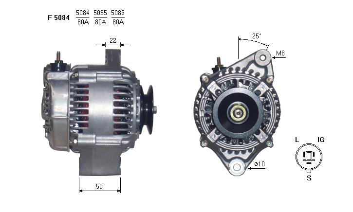 ALTERNATORE JA1597IR