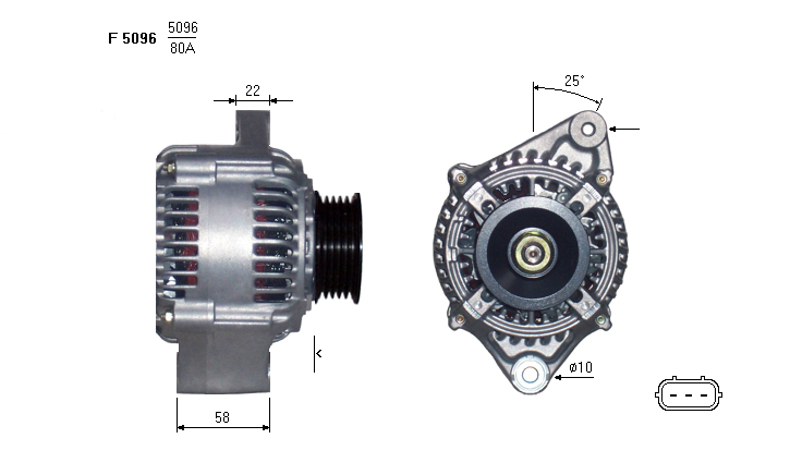 ALTERNATORE JA1418IR