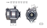 ALTERNATORE JA1178IR A5100