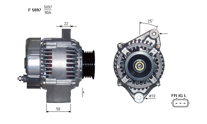 ALTERNATORE JA1418IR