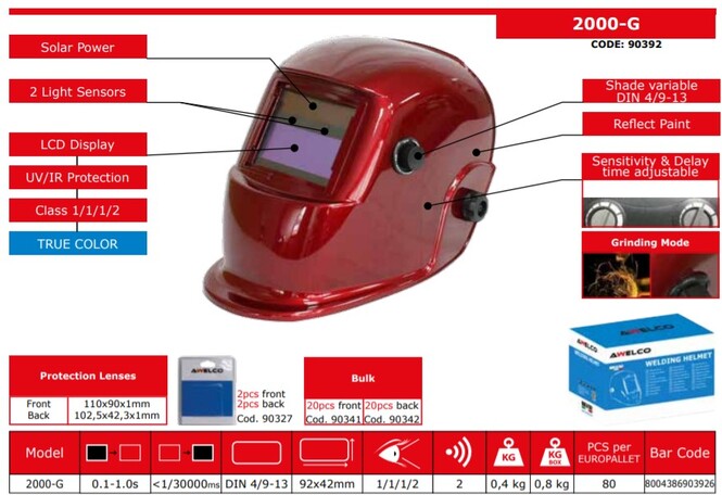 HELMET 2000-E G