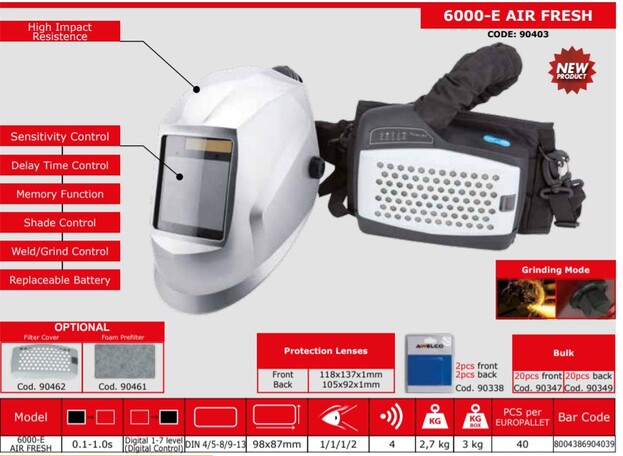HELMET 6000-E FRESH AIR