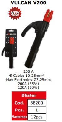 Vulcan V200- Pinza portaelettrodo-su piastra forata