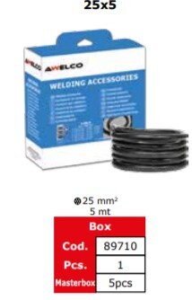 cavo per saldatrice 25x5-gomma
