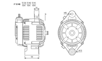 ALTERNATORE JA1121IR A5140