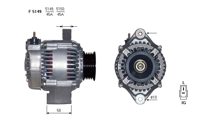 ALTERNATORE JA763IR