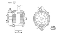 ALTERNATORE JA1369IR A5159
