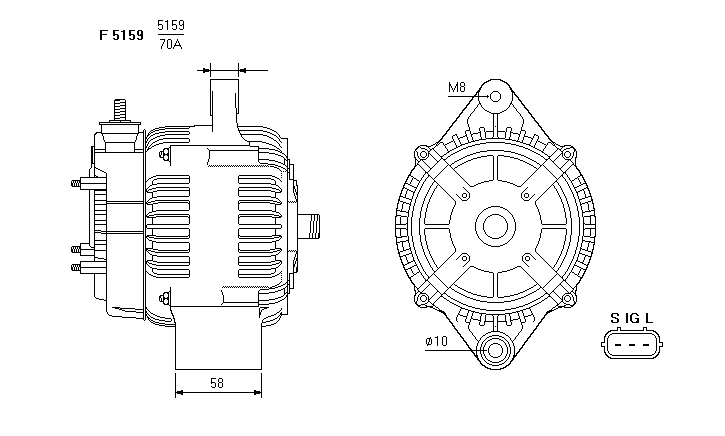 ALTERNATORE JA1369IR