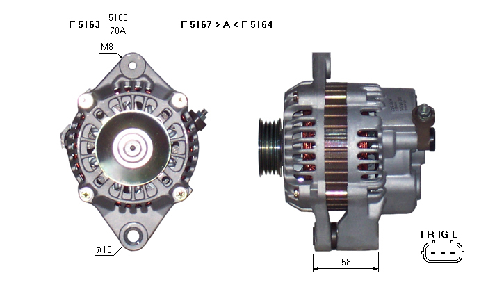 ALTERNATORE JA1520IR