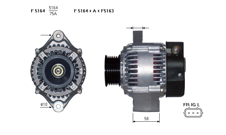 ALTERNATORE JA1720IR