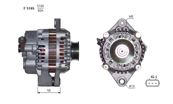 ALTERNATORE JA1612IR