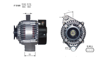 ALTERNATORE JA1119IR A5169